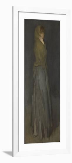 Arrangement in Yellow and Gray-James Abbott McNeill Whistler-Framed Art Print