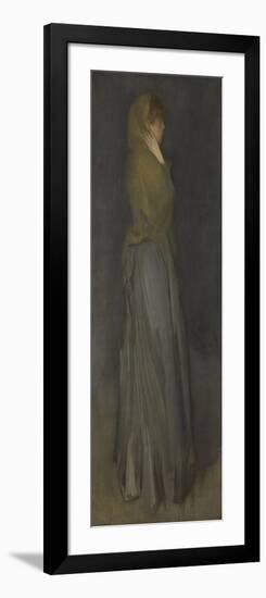 Arrangement in Yellow and Gray-James Abbott McNeill Whistler-Framed Art Print