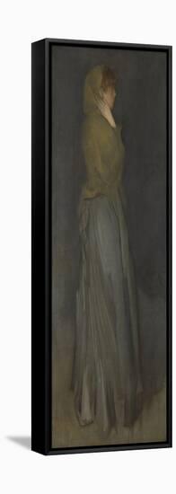 Arrangement in Yellow and Gray-James Abbott McNeill Whistler-Framed Stretched Canvas