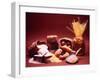 Arrangement of Earthy Foods Including Uncooked Barley, Cracked Oats, Wild Rice, and Various Pasta-Mark Kauffman-Framed Photographic Print