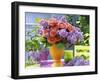 Arrangement of Roses and Lilac-Friedrich Strauss-Framed Photographic Print