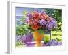 Arrangement of Roses and Lilac-Friedrich Strauss-Framed Photographic Print