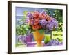 Arrangement of Roses and Lilac-Friedrich Strauss-Framed Photographic Print