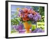 Arrangement of Roses and Lilac-Friedrich Strauss-Framed Photographic Print