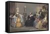 Arrangements for the Ball at the Opera-Eugene Roger-Framed Stretched Canvas