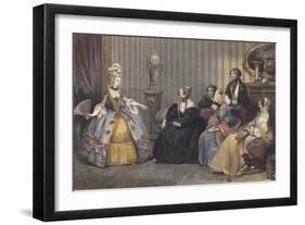 Arrangements for the Ball at the Opera-Eugene Roger-Framed Giclee Print