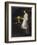 Arranging Daffodils, 1894-Carl Thomsen-Framed Giclee Print