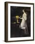 Arranging Daffodils-Carl Thomsen-Framed Giclee Print