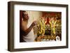 Arrathy celebration in an ISKCON temple, Sarcelles, Val d'Oise, France-Godong-Framed Photographic Print