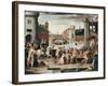 Arrest and Execution of Sir Thomas More, English statesman, Chancellor to Henry VIII-Antoine Caron-Framed Giclee Print