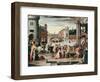 Arrest and Execution of Sir Thomas More, English statesman, Chancellor to Henry VIII-Antoine Caron-Framed Giclee Print