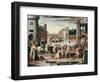 Arrest and Execution of Sir Thomas More, English statesman, Chancellor to Henry VIII-Antoine Caron-Framed Giclee Print
