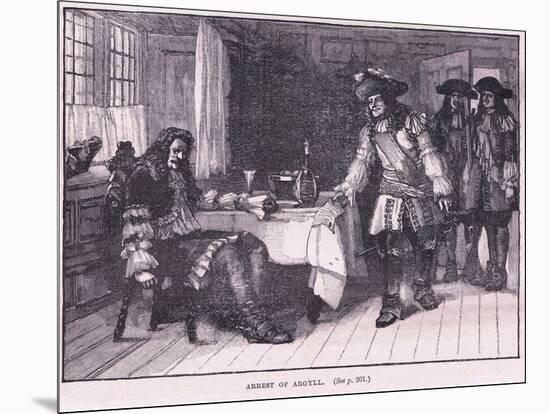 Arrest of Argyll Ad 1661-Walter Stanley Paget-Mounted Giclee Print