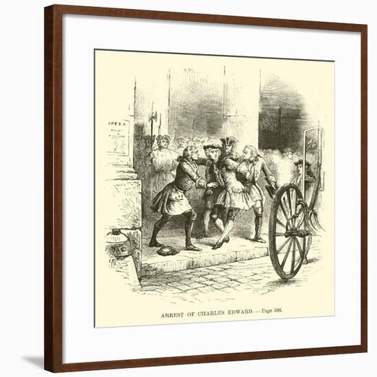 Arrest of Charles Edward-null-Framed Giclee Print