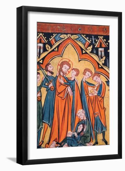 Arrest of Christ, Christ in Limbo-null-Framed Art Print