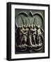 Arrest of Christ, Gilded Bronze Panel-null-Framed Giclee Print