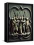 Arrest of Christ, Gilded Bronze Panel-null-Framed Stretched Canvas