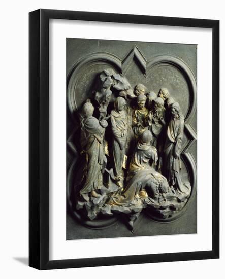 Arrest of Christ, Gilded Bronze Panel-null-Framed Giclee Print