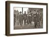 Arrest of Dora Marsden, British suffragette, outside the Victoria University of Manchester, 1909-Unknown-Framed Photographic Print