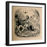 'Arrest of Eunus', 1852-John Leech-Framed Giclee Print