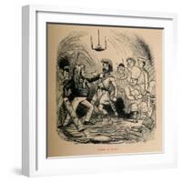 'Arrest of Eunus', 1852-John Leech-Framed Giclee Print