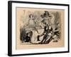 'Arrest of Lord Hastings and Lord Stanley',-John Leech-Framed Giclee Print