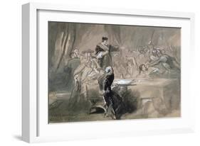 Arrest of Lord Hastings, C1856-1859-John Gilbert-Framed Giclee Print
