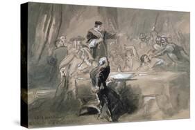 Arrest of Lord Hastings, C1856-1859-John Gilbert-Stretched Canvas