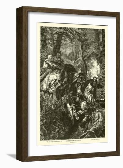 Arrest of Luther, by Harrach-null-Framed Giclee Print