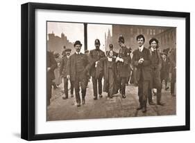Arrest of Miss Dora Marsden Outside the Victoria University of Manchester, 4th October 1909-English Photographer-Framed Photographic Print