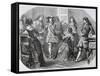 Arrest of Nicolas Fouquet Superintendent of Finance-Felix Philippoteaux-Framed Stretched Canvas