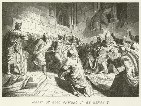 Arrest of Pope Paschal II by Henry V' Giclee Print | AllPosters.com