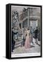 Arrest of Prostitutes in a Parisian Hotel, 1895-Henri Meyer-Framed Stretched Canvas