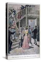Arrest of Prostitutes in a Parisian Hotel, 1895-Henri Meyer-Stretched Canvas