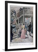 Arrest of Prostitutes in a Parisian Hotel, 1895-Henri Meyer-Framed Giclee Print