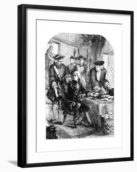 Arrest of Sir William Wyndham, C1715-null-Framed Giclee Print