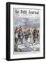 Arrest of the Assassins of Mores, Algeria, 1898-F Meaulle-Framed Giclee Print