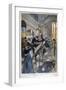 Arrest of the Café Terminus Bomber, Paris, 1894-Oswaldo Tofani-Framed Giclee Print