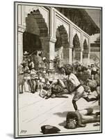 Arrest of the Rajah of Benares, Illustration from 'Cassell's Illustrated History of England'-English School-Mounted Giclee Print