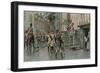 Arresting Deserters-Thure De Thulstrup-Framed Giclee Print