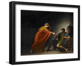 Arria and Paetus, 1784-Francois Andre Vincent-Framed Giclee Print