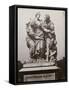 Arria and Poetus by Pierre le Paultre, Tuileries Gardens, 1859-Charles Negre-Framed Stretched Canvas