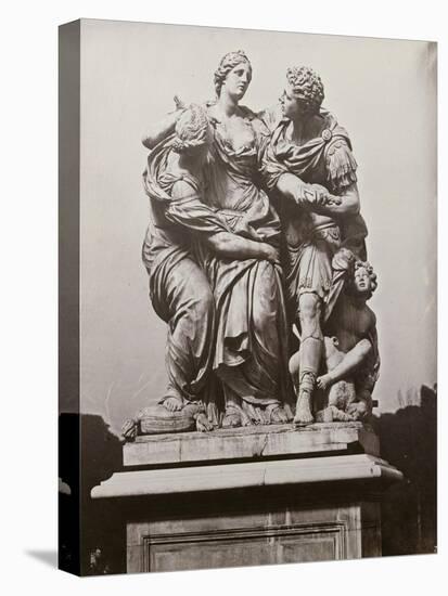 Arria and Poetus by Pierre le Paultre, Tuileries Gardens, 1859-Charles Negre-Stretched Canvas