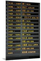Arrival and Departure Board-Paul Souders-Mounted Photographic Print