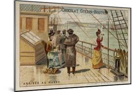 Arrival at Le Havre-null-Mounted Giclee Print