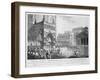 Arrival at Notre Dame, 2nd December, 1804, 19th Century-null-Framed Giclee Print