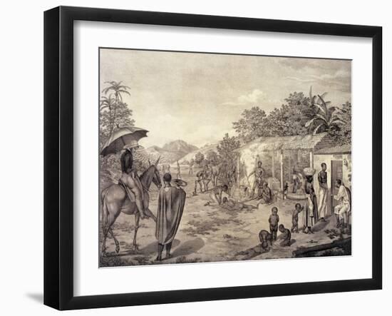 Arrival at Ranch in Serra Do Caraca, Brazil-null-Framed Giclee Print