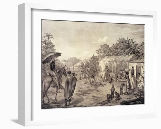 Arrival at Ranch in Serra Do Caraca, Brazil-null-Framed Giclee Print