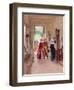 Arrival at the Inn-Charles Edouard Delort-Framed Giclee Print