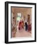 Arrival at the Inn-Charles Edouard Delort-Framed Giclee Print